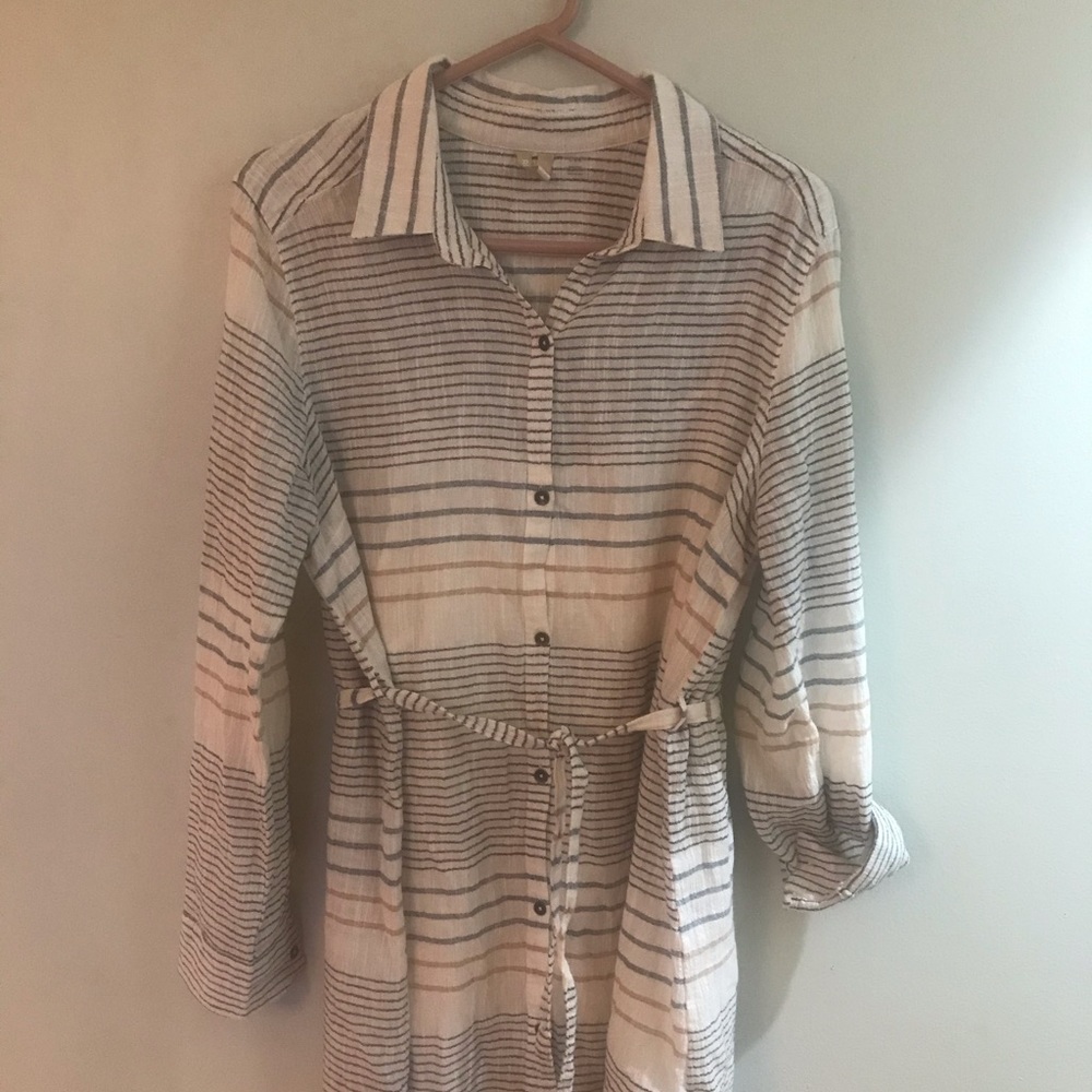 Roxy shirt dress L
